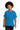 Front View of Sapphire Gildan - Youth Heavy Cotton 100% Cotton T-Shirt. 5000B plain