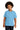 Front View of Sky Gildan - Youth Heavy Cotton 100% Cotton T-Shirt. 5000B plain