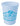 Front View of Slate Blue Good Value™ Stadium Cup - 16 oz.