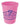 Front View of Soft Pink Good Value™ Stadium Cup - 16 oz.