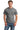 Front View of Sport Grey Gildan - Ultra Cotton 100% US Cotton T-Shirt with Pocket. 2300 plain