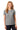 Front View of Sport Grey Gildan Women's Heavy Cotton 100% Cotton T-Shirt. 5000L plain