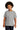 Front View of Sport Grey Gildan - Youth Heavy Cotton 100% Cotton T-Shirt. 5000B plain