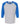 Front View of Sport Grey/ Royal Raglan Three-Quarter Sleeve Baseball T-Shirt - 5540