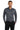 Front View of Steel Grey Port Authority Silk Touch Performance Long Sleeve Polo. K540LS plain