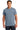 Front View of Stone Blue Gildan - Ultra Cotton 100% US Cotton T-Shirt. 2000 plain