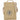 Front View of Tan Vertical Recycled Messenger Bag