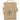 Front View of Tan Vertical Recycled Messenger Bag