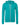 Front View of Teal Sponge Fleece Full-Zip Hoodie - 3739