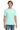 Front View of TealIce Gildan 100% Ring Spun Cotton T-Shirt. 980 plain