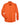 Front View of Team Orange Men's Easy Blend™ Long Sleeve Twill Shirt - M500