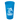 Front View of Translucent Blue Garyline® Cups-on-the-Go Stadium Cup - 24 oz.
