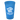 Front View of Translucent Blue Garyline® Cups-on-the-Go Translucent Stadium Cup - 22 oz.