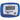Front View of Translucent Blue (TBL) In Shape Pedometer