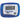 Front View of Translucent Blue (TBL) In Shape Pedometer