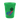 Front View of Translucent Green Garyline® Cups-on-the-Go Translucent Stadium Cup - 16 oz.