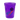 Front View of Translucent Violet Garyline® Cups-on-the-Go Translucent Stadium Cup - 16 oz.
