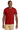 Front View of True Red Jerzees Classics Unisex Cotton T-Shirt 363M plain