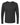 Front View of Vintage Black Triblend Long Sleeve T-Shirt - 6071