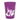 Front View of Violet Garyline® Cups-on-the-Go Stadium Cup - 12 oz.