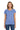 Front View of Violet Gildan Women's Heavy Cotton 100% Cotton T-Shirt. 5000L plain