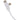 Front View of White 5-in-1 Recycled Long Charging Cable