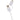 Front View of White 5-in-1 Recycled Long Charging Cable