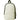 Front View of White Barton Recycled Sling Backpack plain