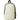 Front View of White Barton Recycled Sling Backpack plain