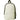 Front View of White Barton Recycled Sling Backpack plain
