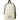 Front View of White Barton Recycled Sling Backpack