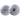Front View of White Bridgestone Tour B X Golf Balls - 3 Pack