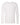 Front View of White Cotton Long Sleeve T-Shirt - 3601