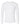Front View of White CVC Long Sleeve T-Shirt - 6211