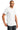 Front View of White Gildan 100% Ring Spun Cotton T-Shirt. 980 plain