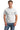 Front View of White Gildan - Ultra Cotton 100% US Cotton T-Shirt with Pocket. 2300 plain