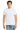 Front View of White Gildan - Ultra Cotton 100% US Cotton T-Shirt with Pocket. 2300 plain