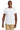 Front View of White Jerzees Classics Unisex Cotton T-Shirt 363M plain