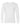 Front View of White Performance Long Sleeve T-Shirt - 5104