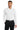 Front View of White Port Authority Silk Touch Performance Long Sleeve Polo. K540LS plain