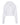 Front View of White Women's Crop Fleece Hoodie - 7502