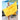 Front View of Yellow Basic Weight Colored Beach Towel