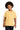 Front View of Yellow Haze Gildan - Youth Heavy Cotton 100% Cotton T-Shirt. 5000B plain