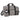 Gray Weekender 18.5" Deluxe Duffel Bag plain