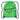 Green - Black Daypack - Drawstring Backpack - 210D Polyester plain