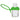 Green Caddy Strap 1 oz Hand Sanitizer plain