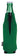 Green Koozie® Neoprene Zip-Up Bottle Cooler plain