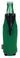 Green Koozie® Neoprene Zip-Up Bottle Cooler plain