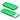 Green Slide-Right Bandage Dispenser plain