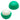 Green Well-Rounded Convex Lip Balm plain